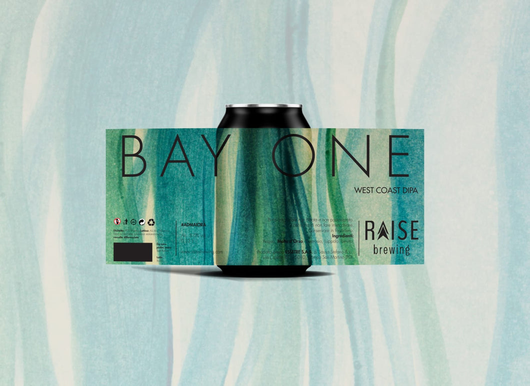 BAY ONE, West Coast Double IPA, 8.0% - 12 x 330 ml